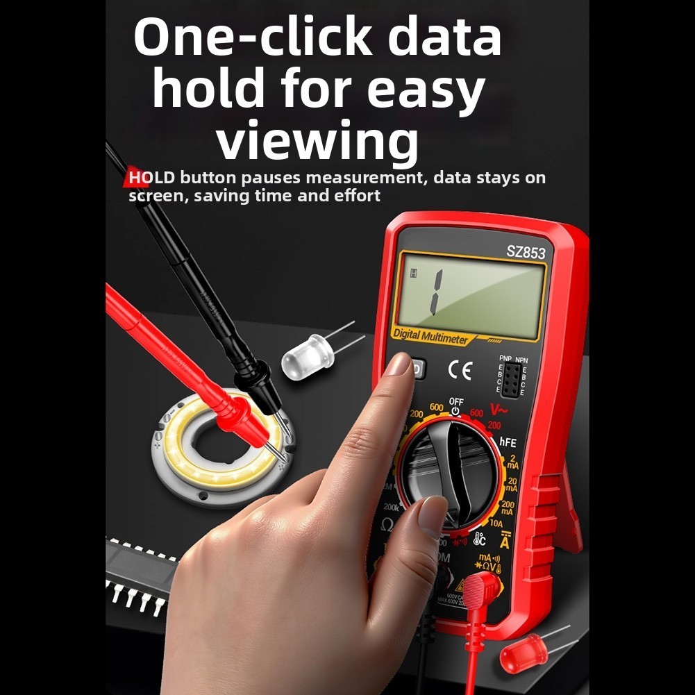 SZ853 1999 Count Multimeter with Data Hold Function for Stable Reading Capture