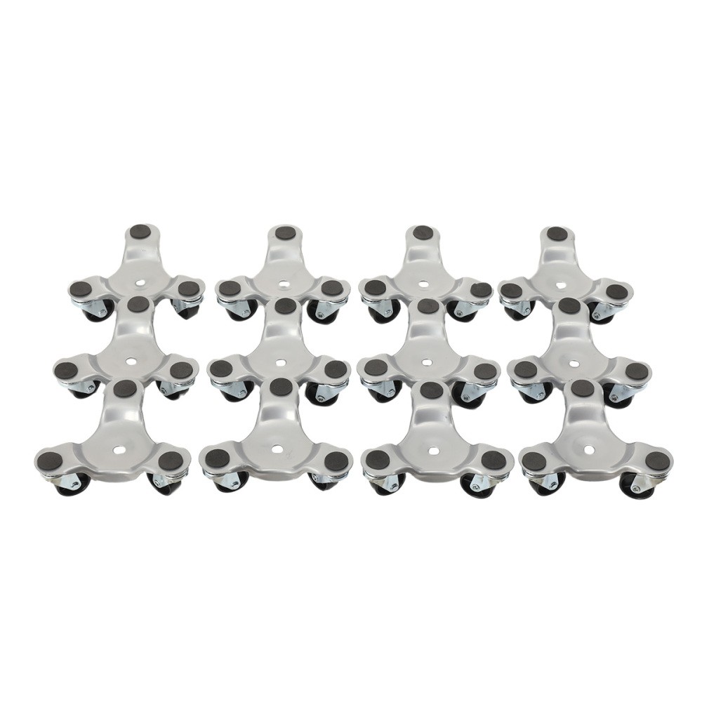 Furniture Moving Dolly Set 3 Wheel Iron Tri Dolly Triangle Swivel Caster Wheel
