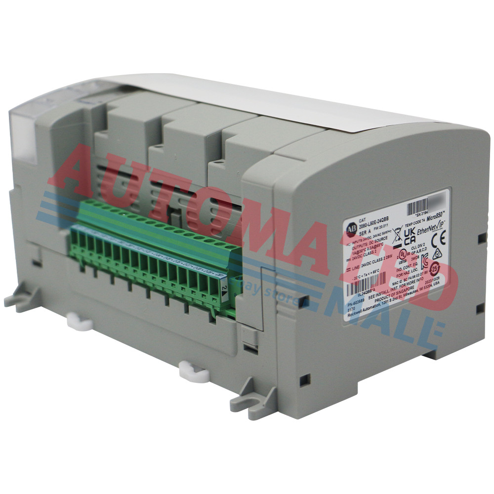 *New*2080-L50E-24QBB Micro850 24 I/O EtherNet/IP Controller Sealed Allen Bradley