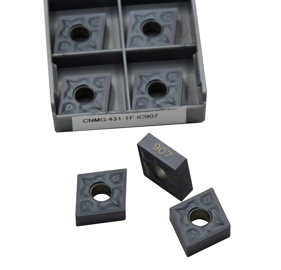 20pcs ISCAR CNMG120404-TF CNMG431-TF IC907 New Carbide Inserts CNC blade