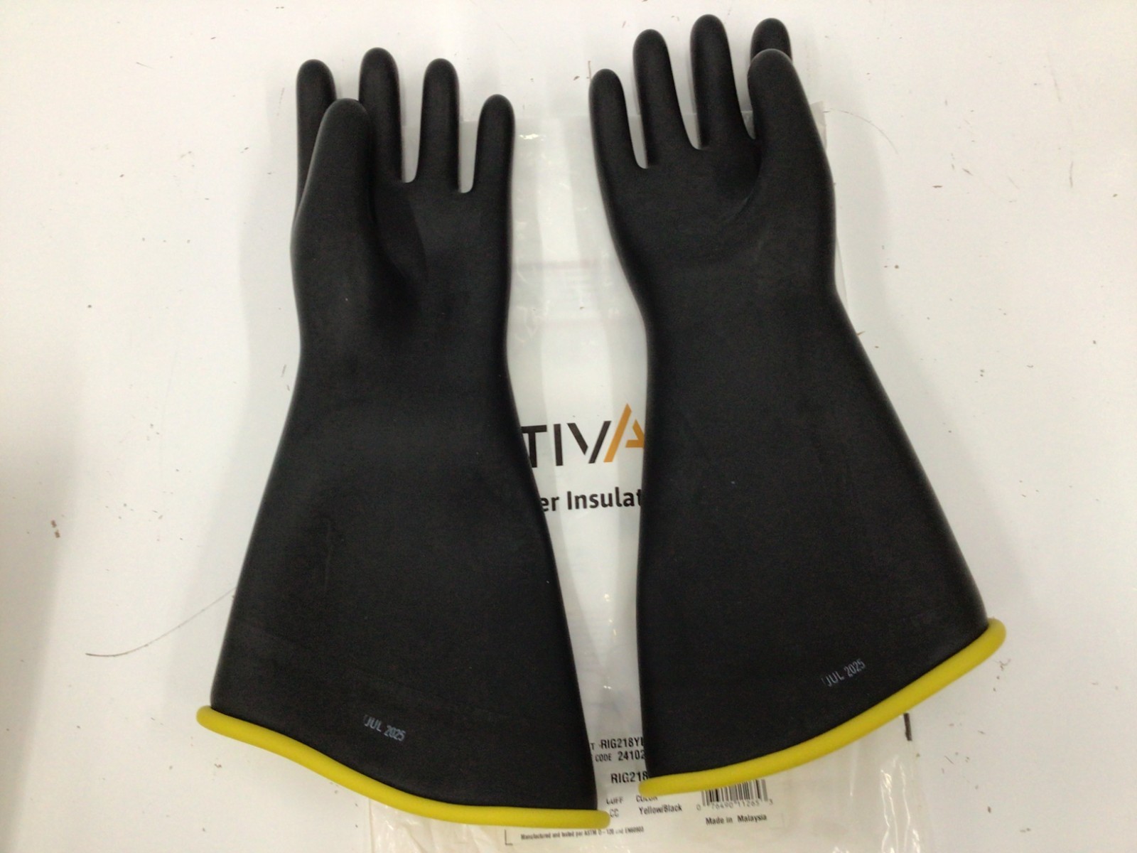 Activarmr RIG218YBCC 18 In Glove Length Size 12 Electrical Insulating Gloves