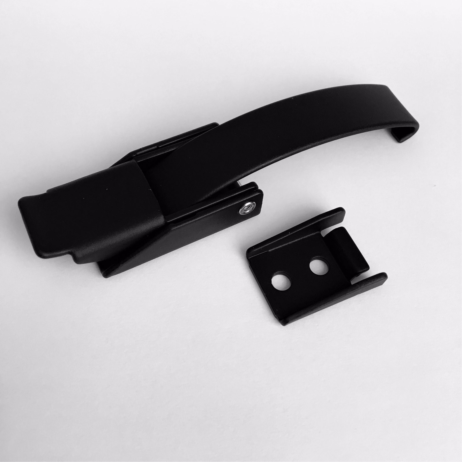 Southco Over Center Latch With Keeper Draw Latch Black Powder Coated Steel