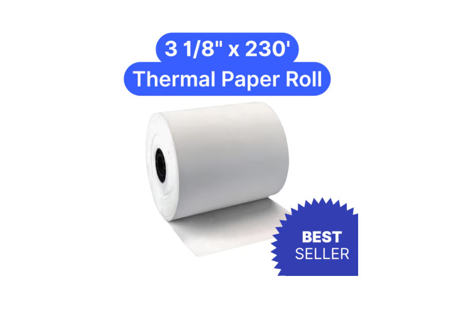 Thermal Paper Roll – 3 1/8″ x 230 – 50 Rolls