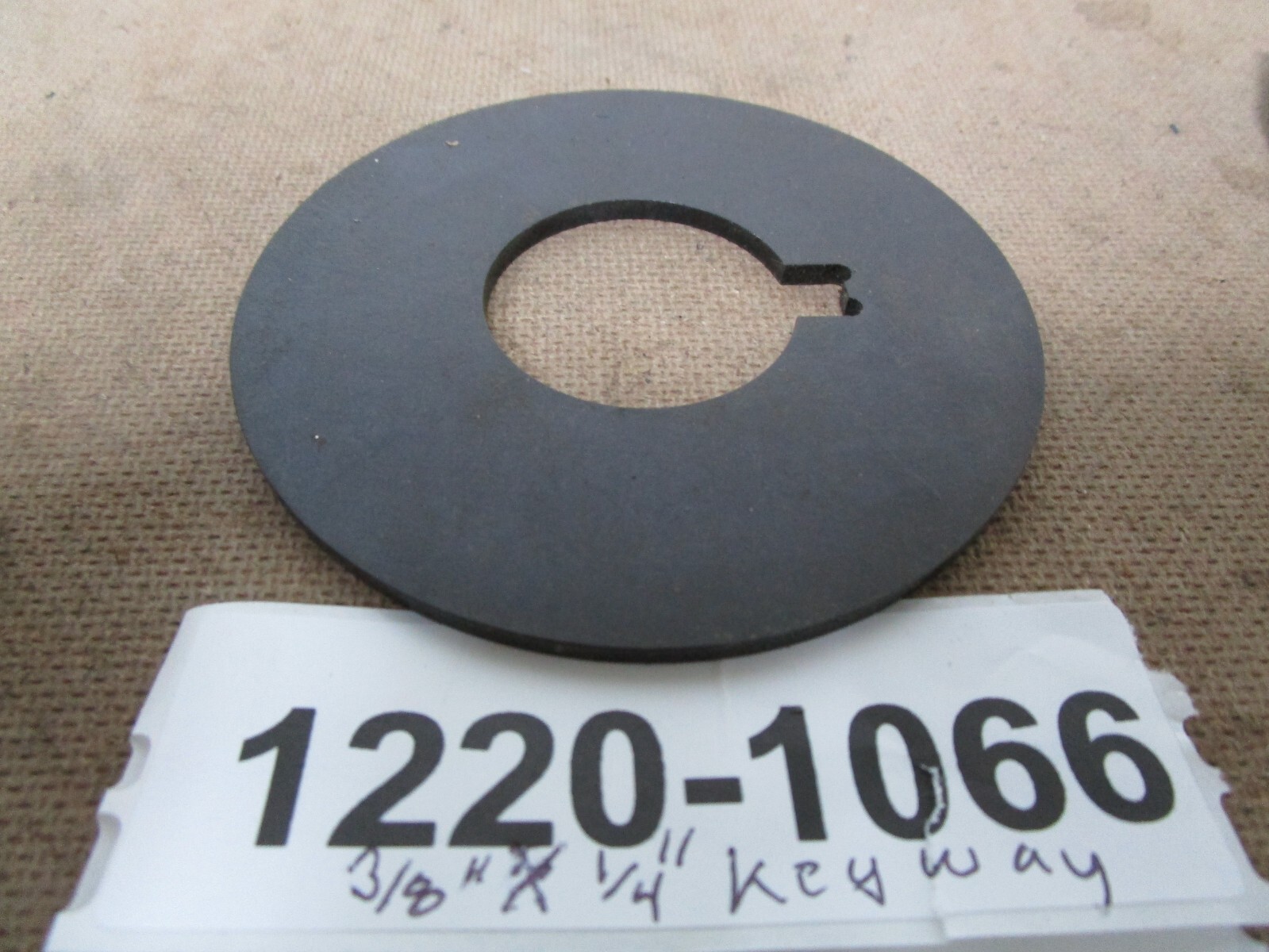 Shaft Shim/Washer 3.800″ O.D. 1.500″ I.D. .125″ Thickness 3/8″ Keyway