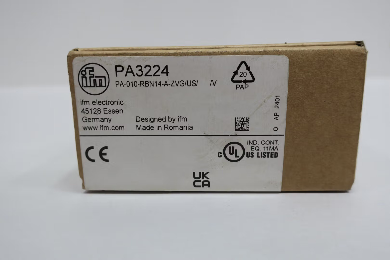 Ifm Efector PA3224 PA-010-RBN14-A-ZVG/US/V Transmitter 9.6-32v-dc 0-145psi