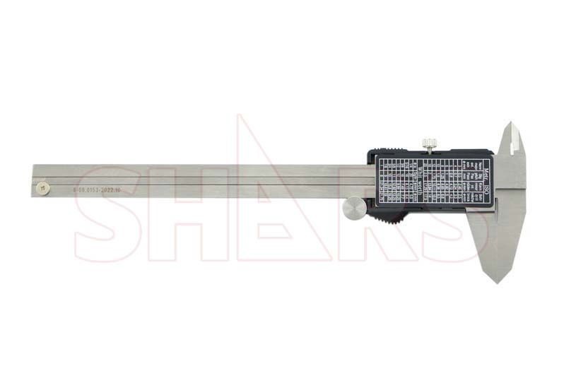 SHARS 6″ 150mm Electronic Digital Caliper Stainless Large LCD .0005” New P]