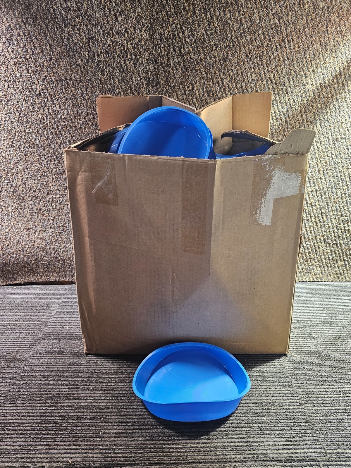 (QTY 50) Alliance Plastics #118 8.250-8050 Tapered Cap Plugs LDPE Blue