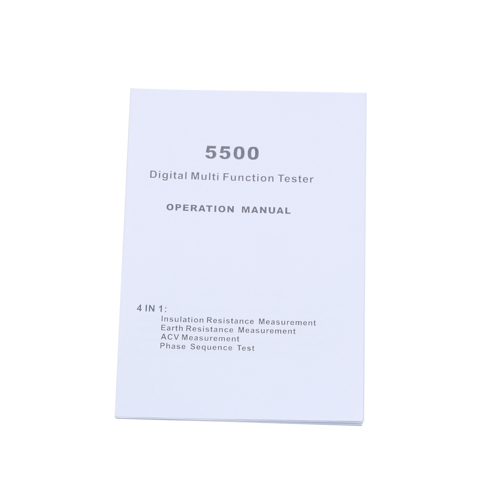 Digital Resistance Meter Ground Earth Insulation Tester 0.01 to 2000 ohm DY5500~