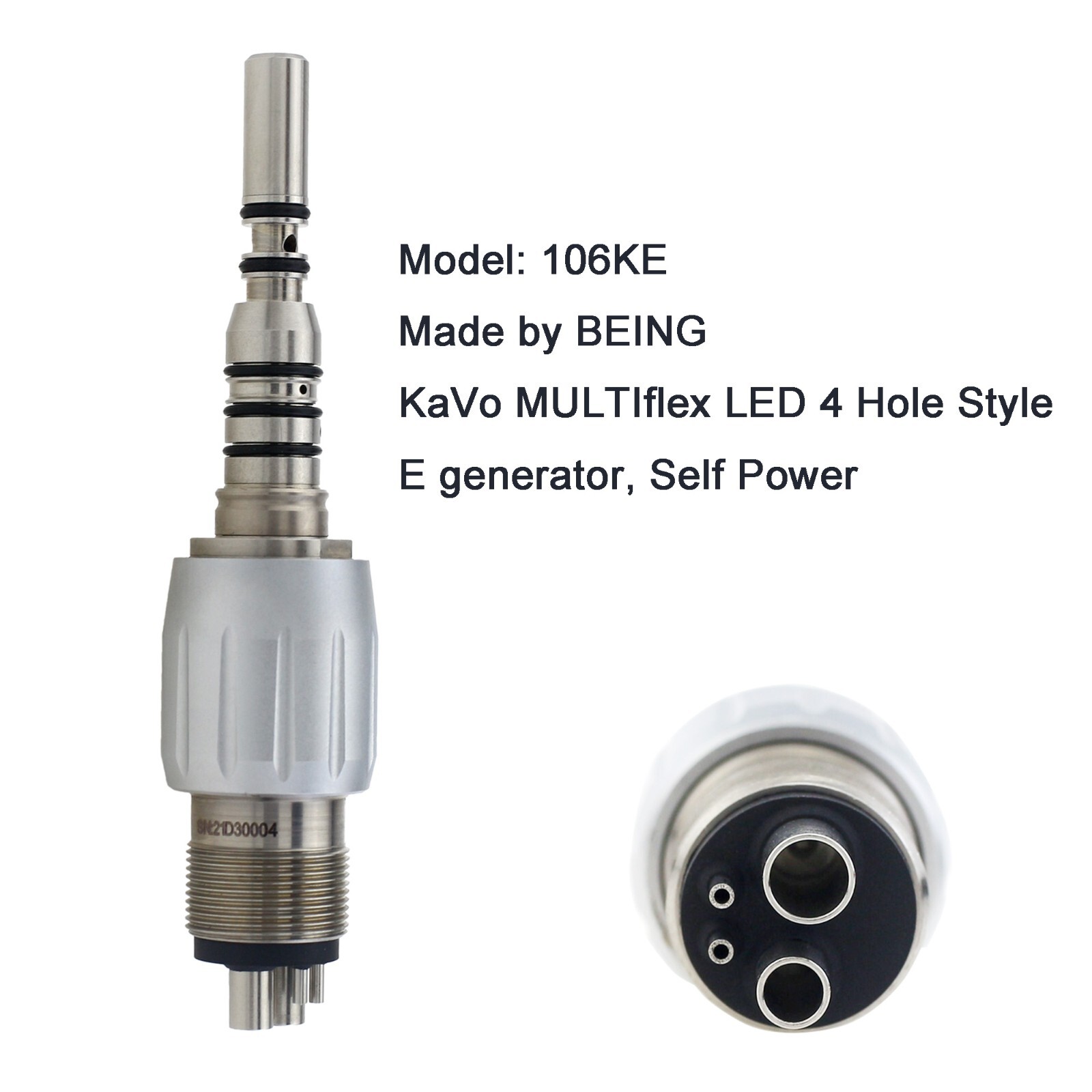 BEING Dental 45 Degree Surgical Handpiece Fiber Optic KaVo NSK Coupler 4 Hole