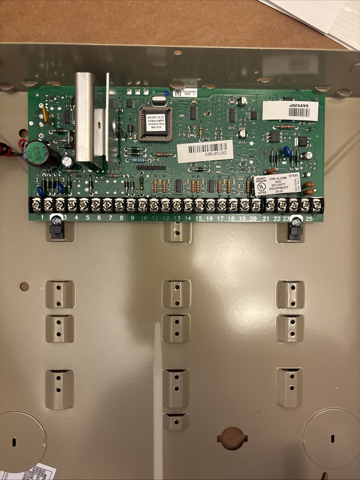 Honeywell VISTA-20P Ademco Control Panel