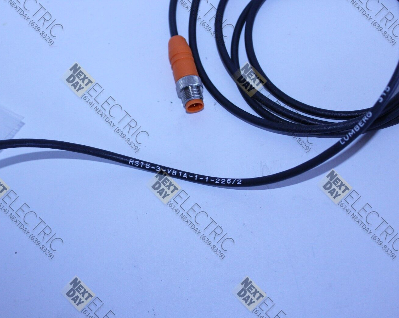 Lumberg, RST5-3-VB1A-1-1-226/2, 3 Pin 3p Valve Cordset Cable Connector Male Plug