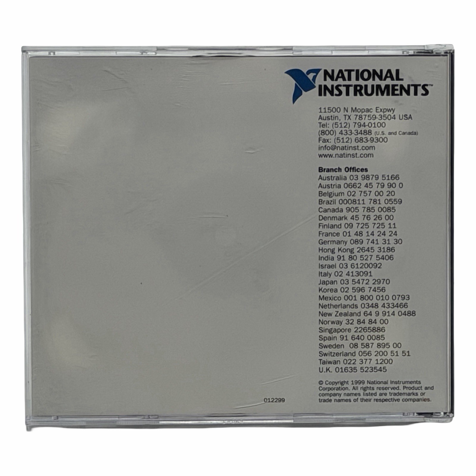 National Instruments LabVIEW Development System for Power Macintosh Version 5.1