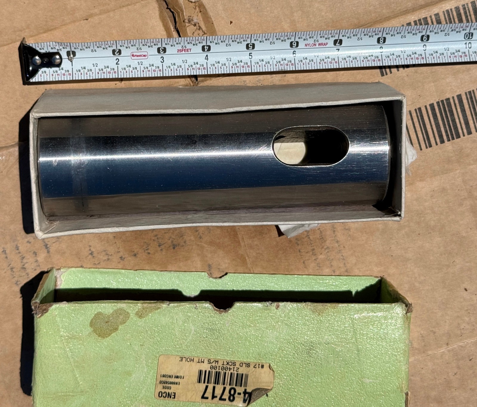 ENCO model 214-8717 Solid Socket no. 17 Made in India. Taper drill press lathe