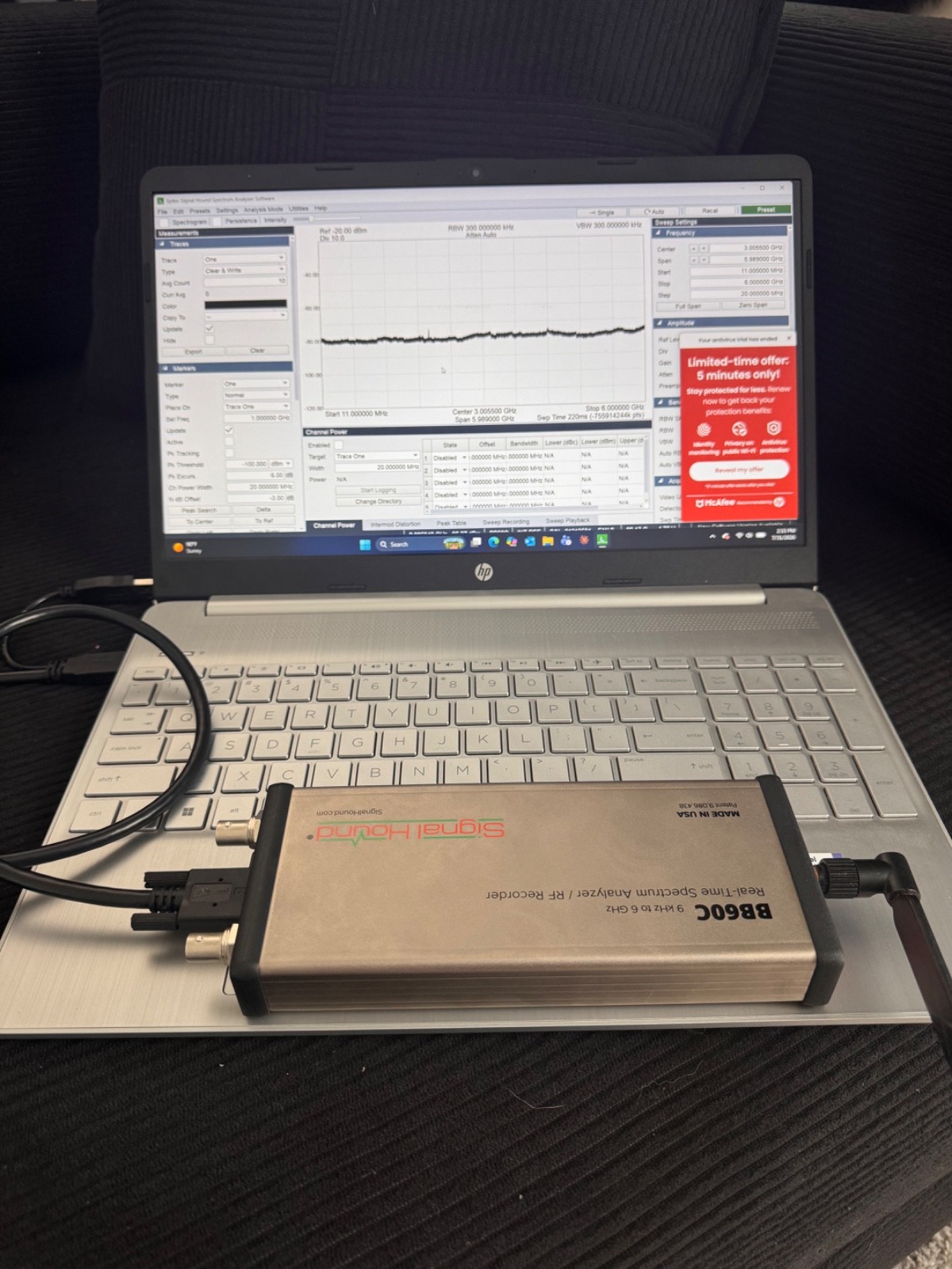 Signal Hound BB60C Spectrum Analyzer 6 GHz