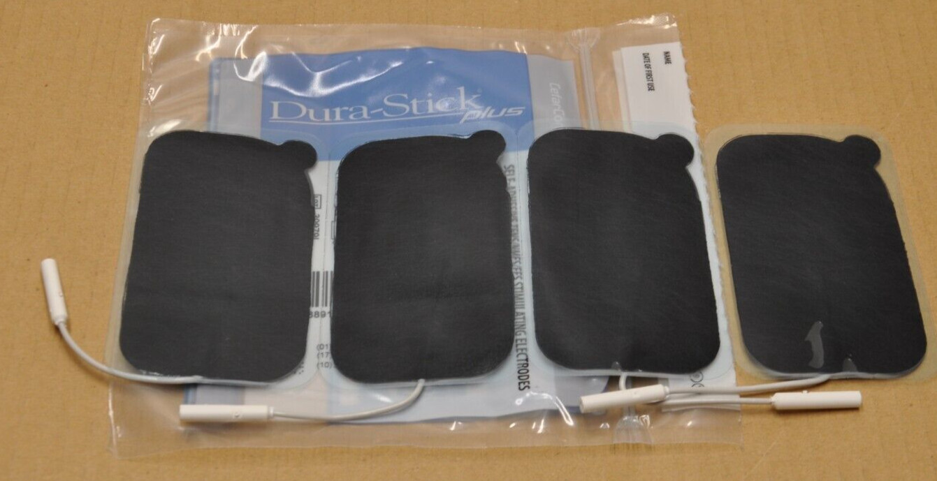 Case of 40 Chattanooga 42194 Dura Stick Plus Electrode 2 X 3.5 TENS