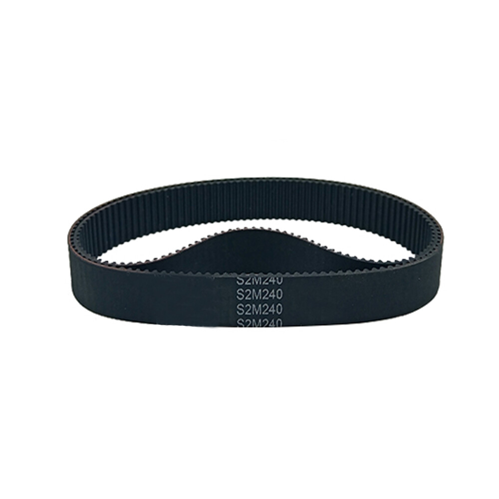 STD S2M Timing Belt Arc Teeth Pitch2mm Width3mm~20mm Rubber Drive Belt 116~164mm