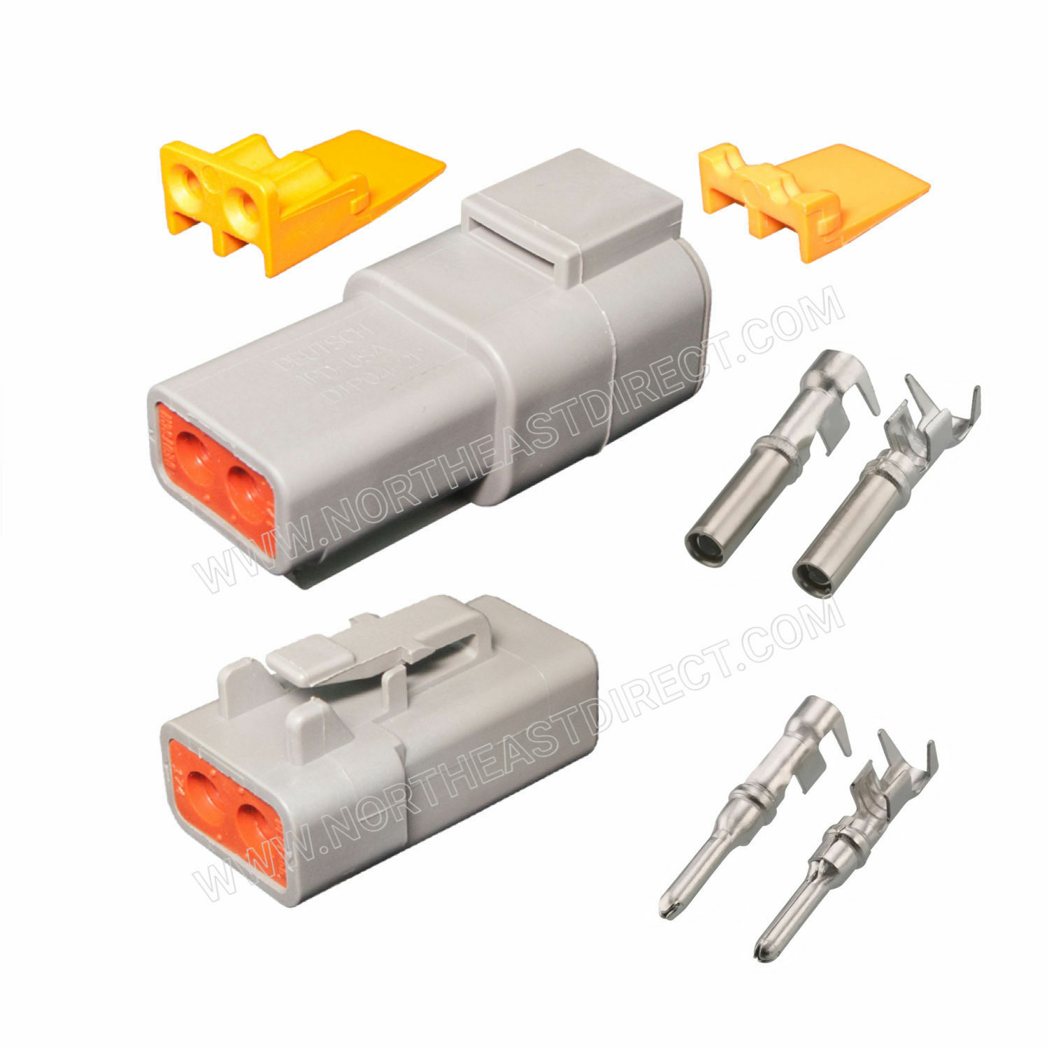 2 Pin Deutsch DTP04-2P DTP06-2S waterproof electrical connector