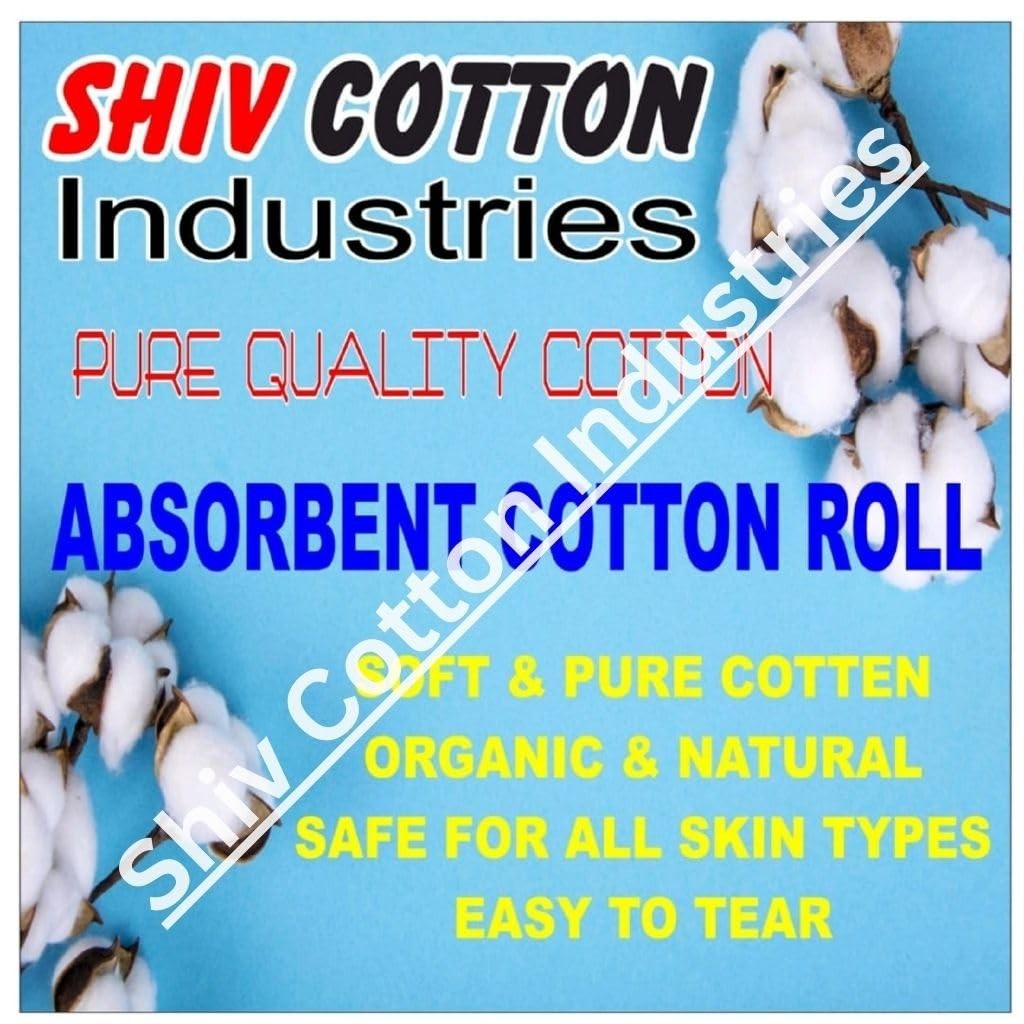 Surgical Cotton Roll (2kg) – 100% Pure Absorbent, Non-Sterile First Aid