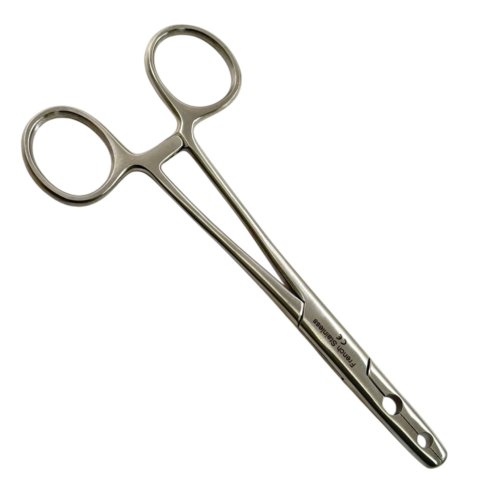 5.5″ Post Mortem Arterial Fixation Forceps, Fenestrated Serrated Jaws, Stainless