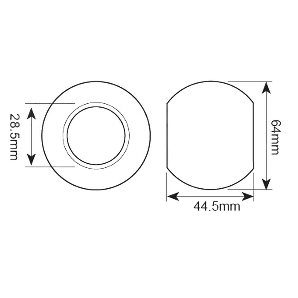 One New S.33006 321081A1 Lower Link Ball 45mm Fits Category 3 and 2