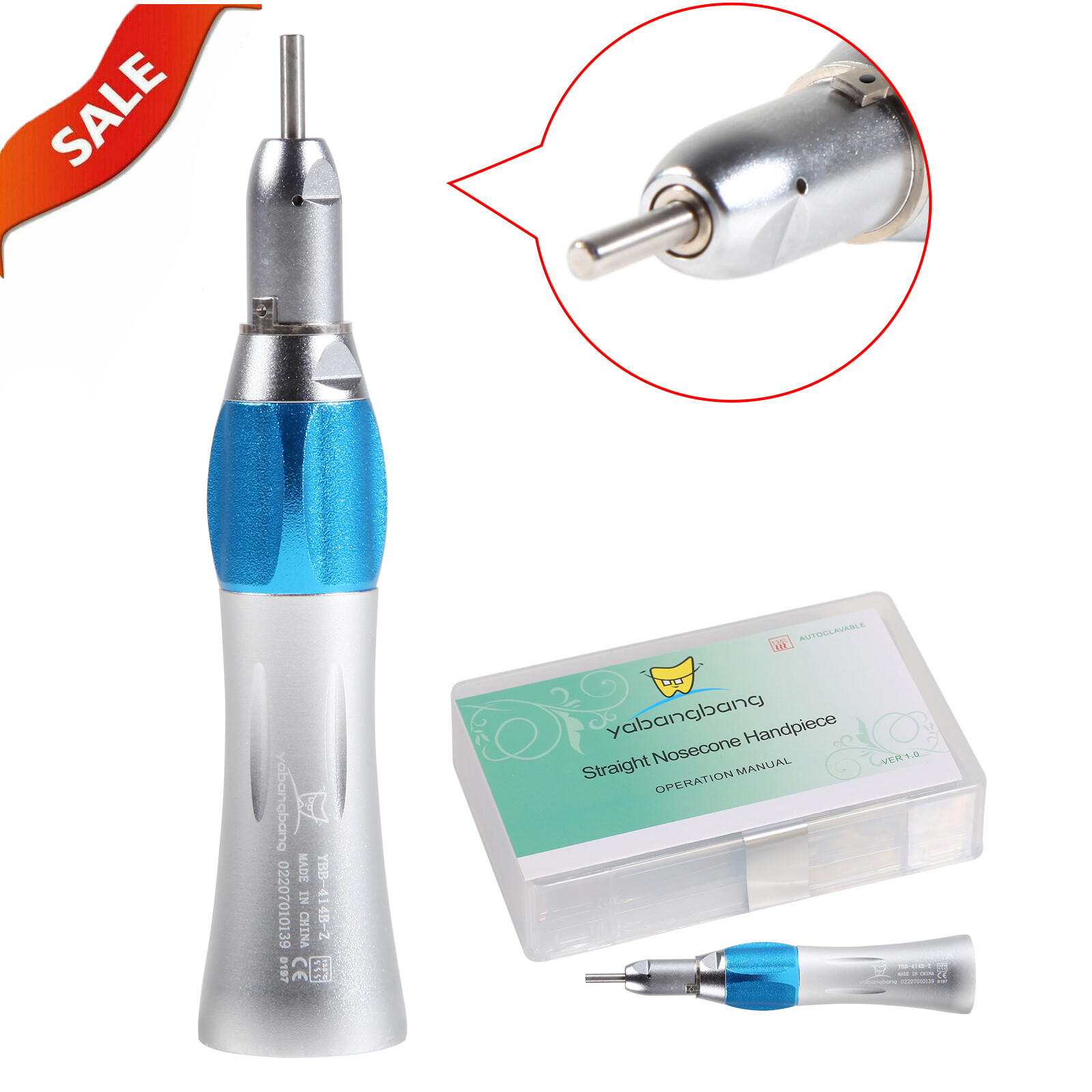 Electric Micromotor Dental Lab Marathon Contra /Straight Handpiece /Tungsten Bur