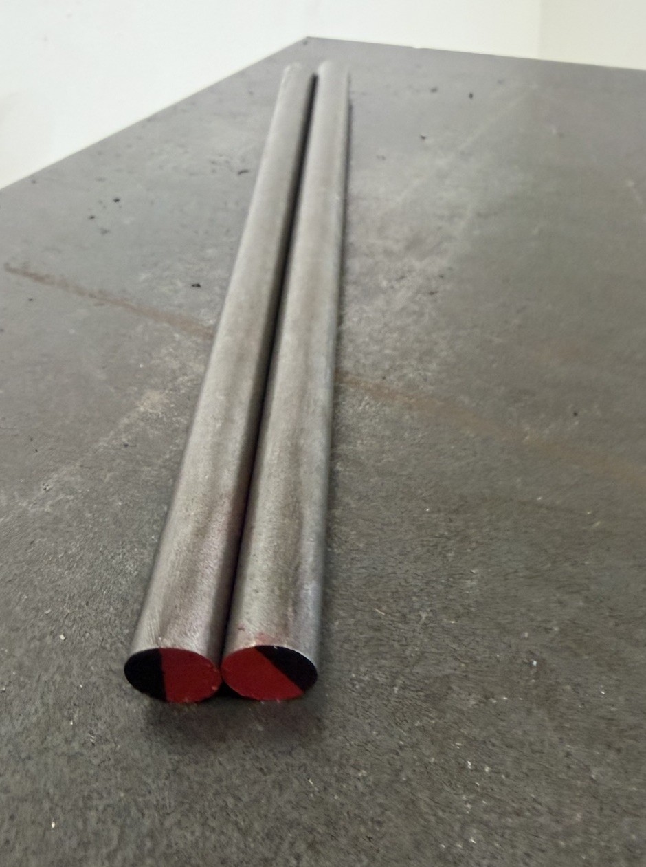 4140 Alloy Steel Round Bar Annealed Cold Drawn – 5/8″ Dia x 12″ Long (2 PC LOT)