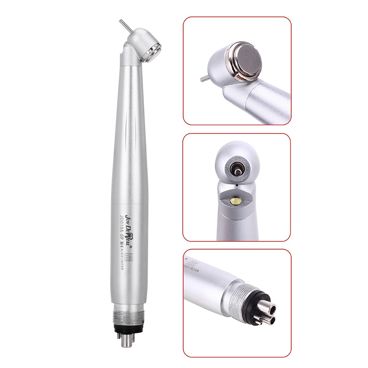 AZDENT Dental 45 Degree E-generator LED High Speed Handpiece 2Hole/4Hole