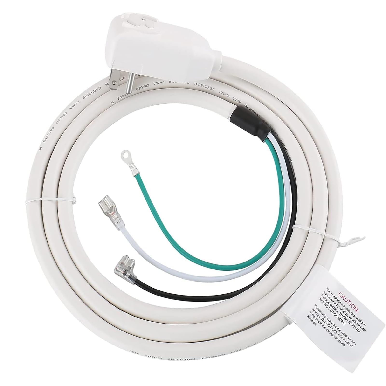 Gpl151 Window Air Conditioner Lcdi Power Cord 515p Plug 120 Vac 15 Amp 1800 Watt