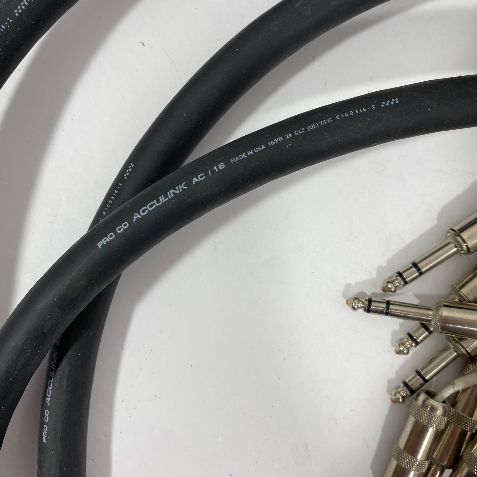 ADAT Cable ELCO/EDAC Connector 8 1/4″ TS In and 8 Out Audio Snake Cable 15ft