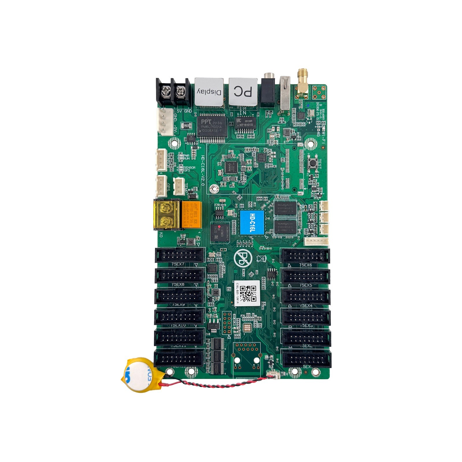 Huidu HD-C16L Asynchronous LED Media Player Display Controller Card Wi-Fi
