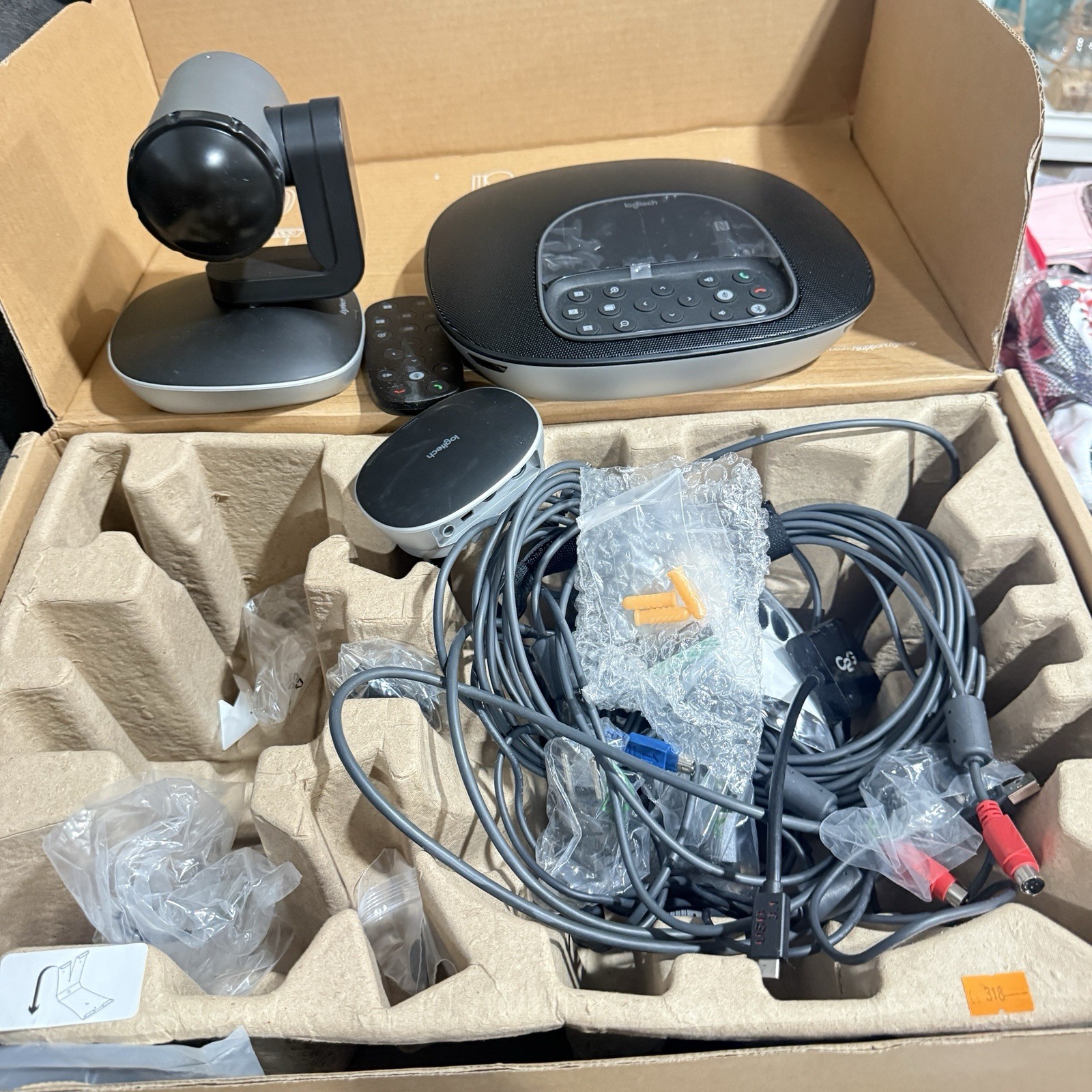 Logitech Group HD Video and Audio Conferencing System for Big Meeting Room