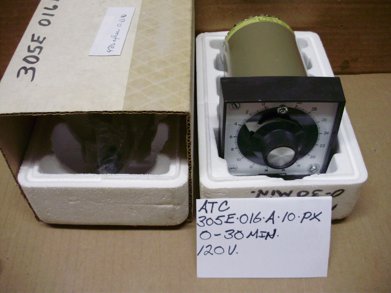 ATC & Paragon Electric Timers, 0 -15 min / 240 Volt, 0-30 min /120 Volt, 24 Hour