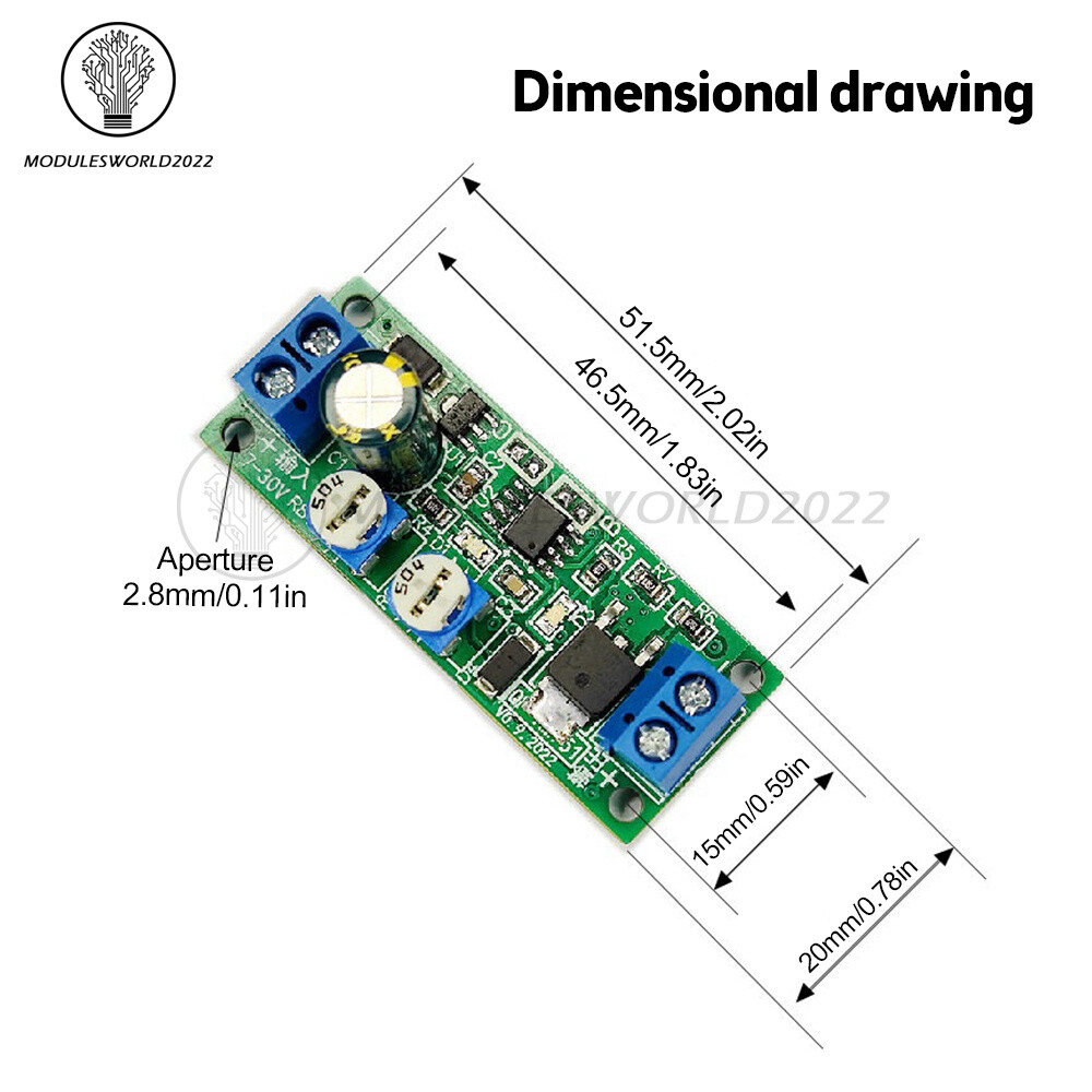 DC7-30V MOS Dual Cycle Timer Adjustable Delay On/Off Switch Timing Relay Module