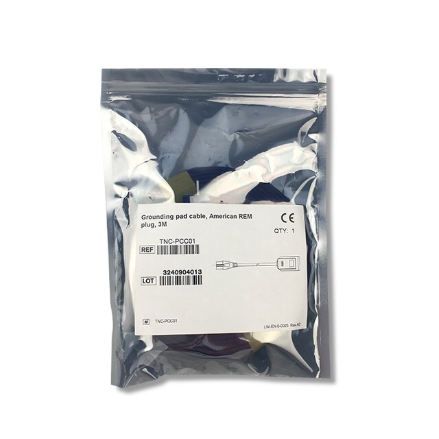 Electrosurgical Medical Reusable Patient Return Plate Cable,American REM Plug,3M