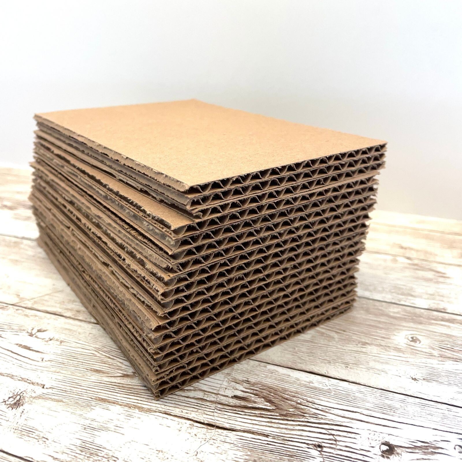 25 pack – 3×3 3×4 3×5 3×6 4×4 4×5 4×6 5×7 Corrugated Cardboard Sheets 32ECT