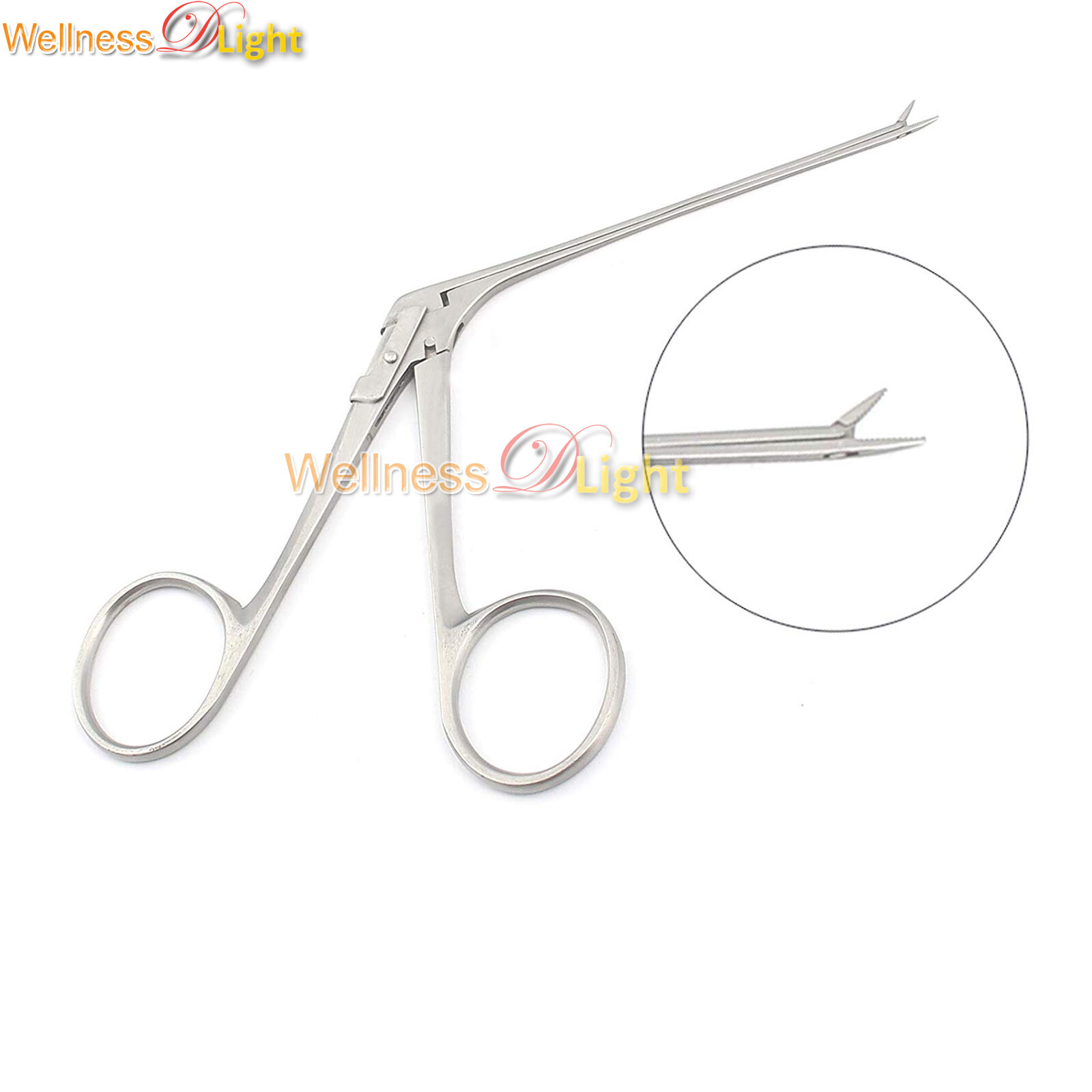 WDL Micro Ear Alligator Forceps 3.5″ Shaft Serrated Jaws 0.8MM Wide DS-1393