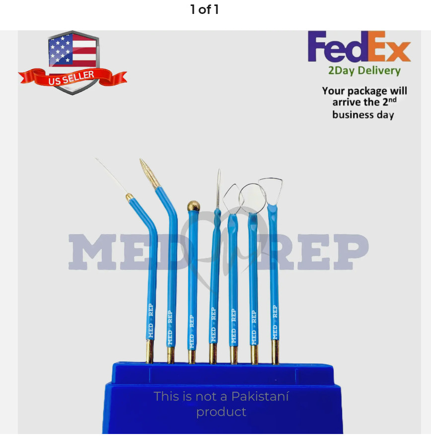 New Ellman S10B – ELECTRODE SET STANDARD 1/16″ Shaft, 7 pieces