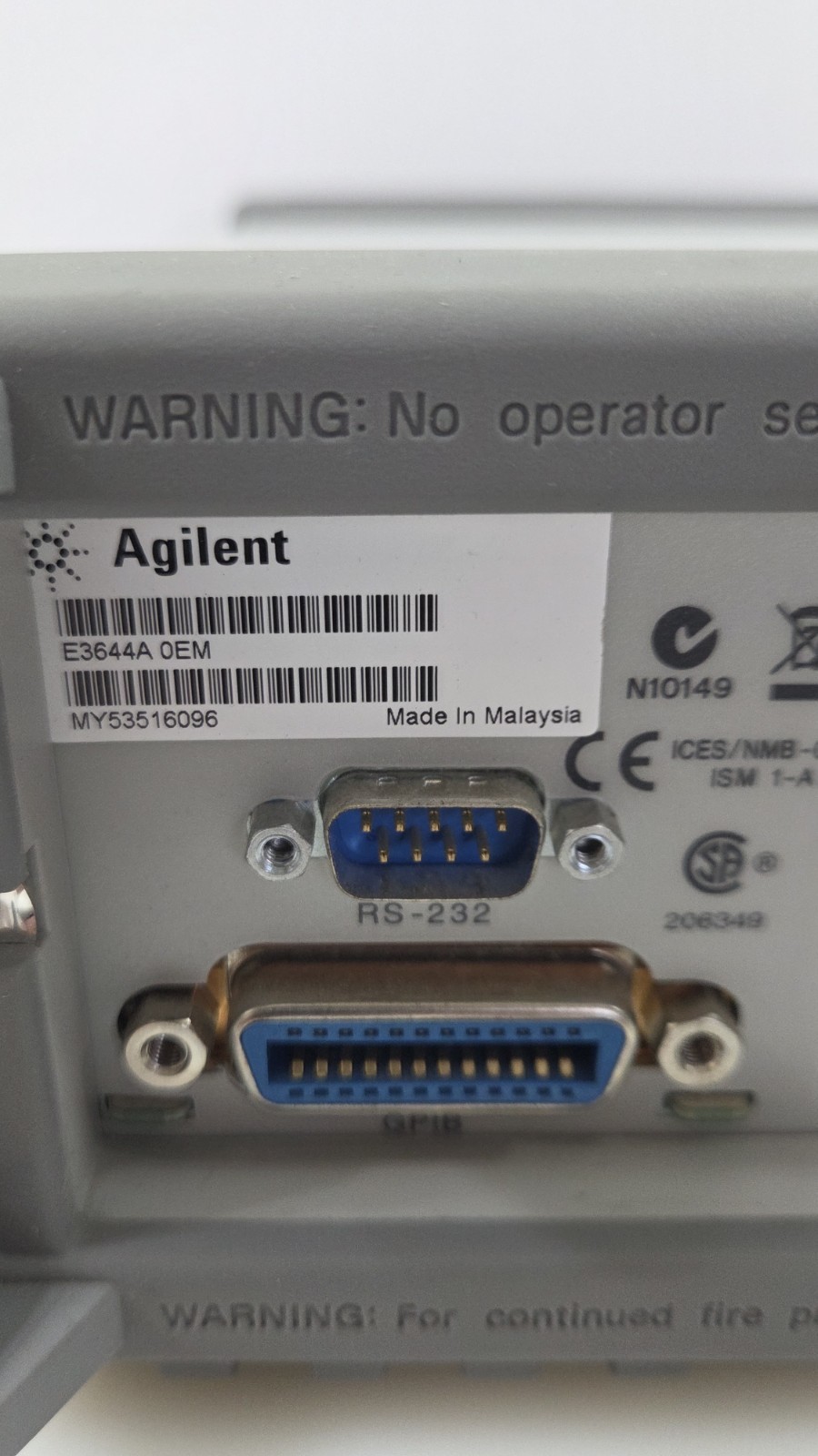 Agilent/Keysight 3644A DC Power Supply《0-8V/0-8A or 0-20V/0-4A》Priced To Sell