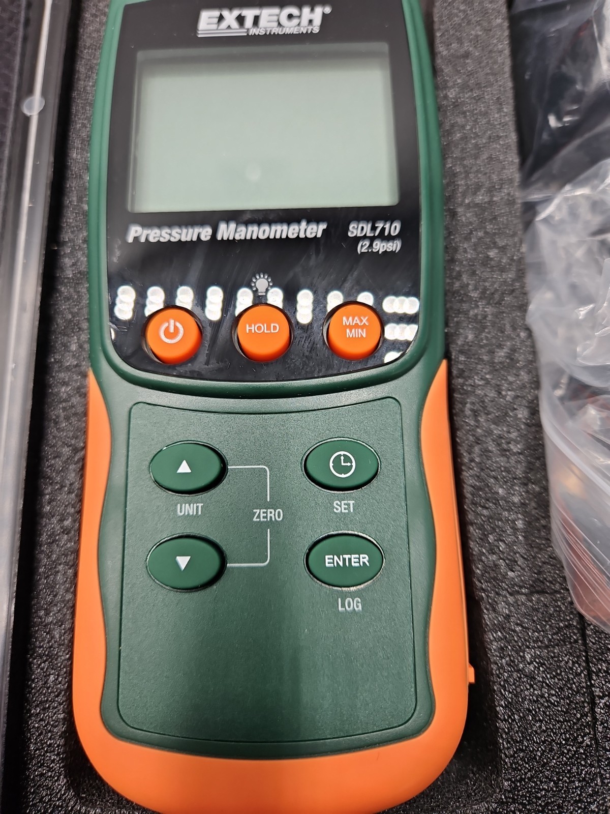 Extech SDL710 Heavy Duty Differential Pressure Manometer 2.9psi