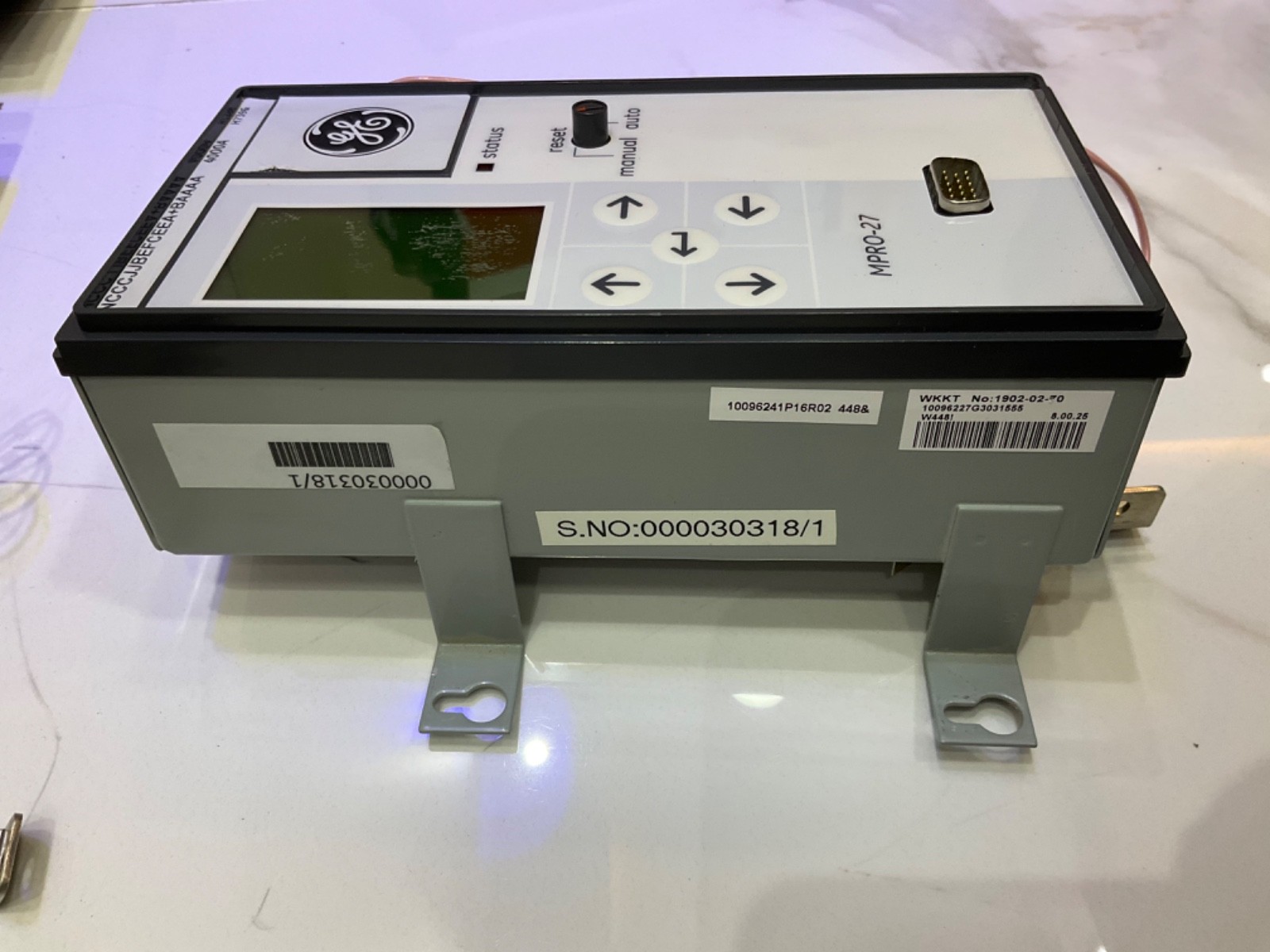 GE MPRO-27 WKKT NO. 1902-02-70 4000A DIGITAL ELECTRONIC TRIP UNIT