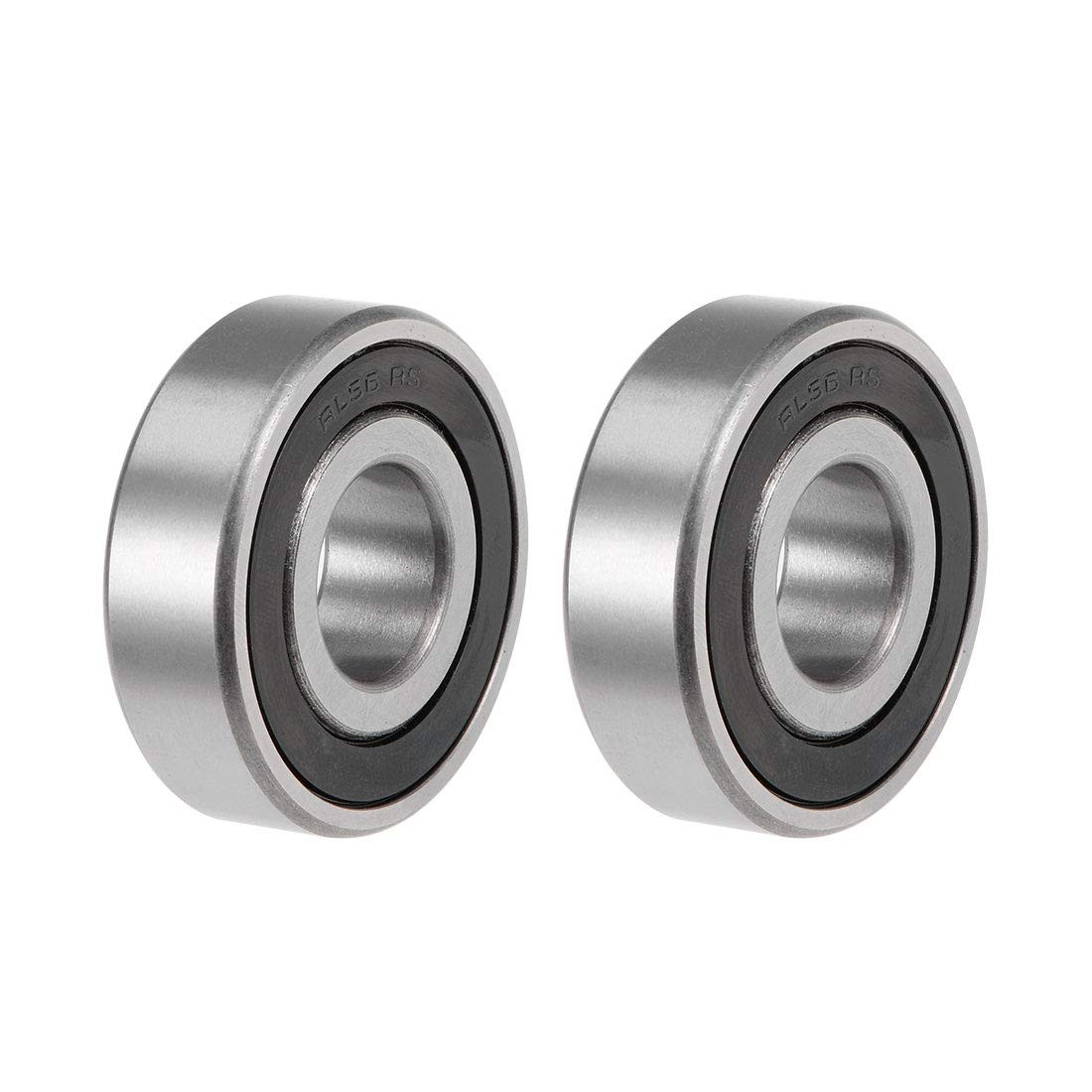 2 Pcs RLS6-2RS Ball Bearing, 3/4×1-7/8×9/16in, Double Sealed