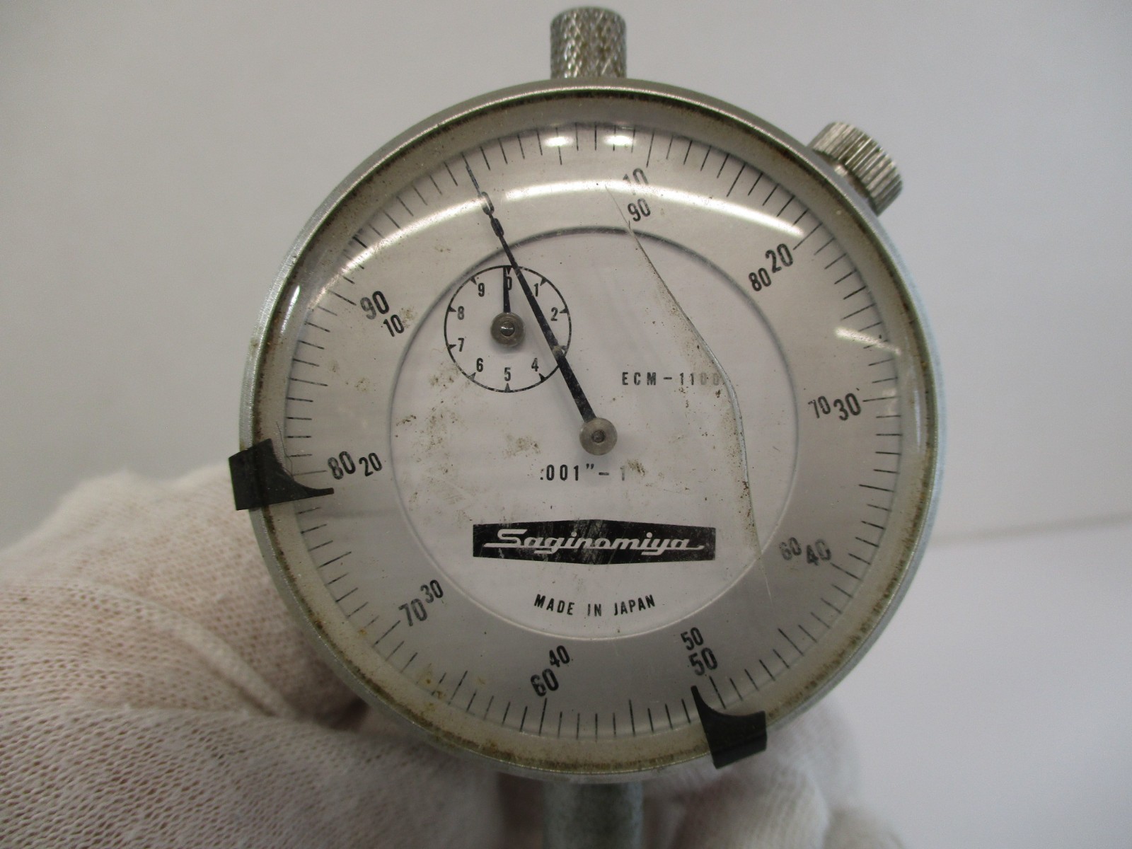 (2) SAGINOMIYA Dial Indicator s # ECM-1100 with 1″ Travel x .001″ Graduations