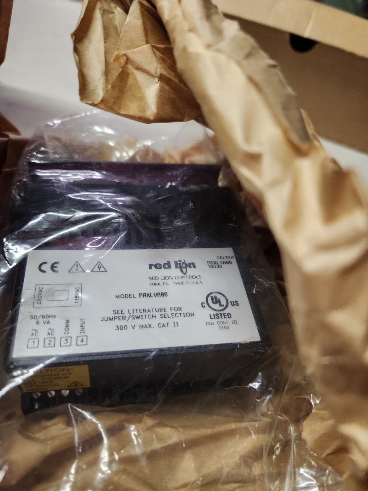 NEW- Red Lion PAXLVA00 Digital Current Meter Display- In Original Packing/Box
