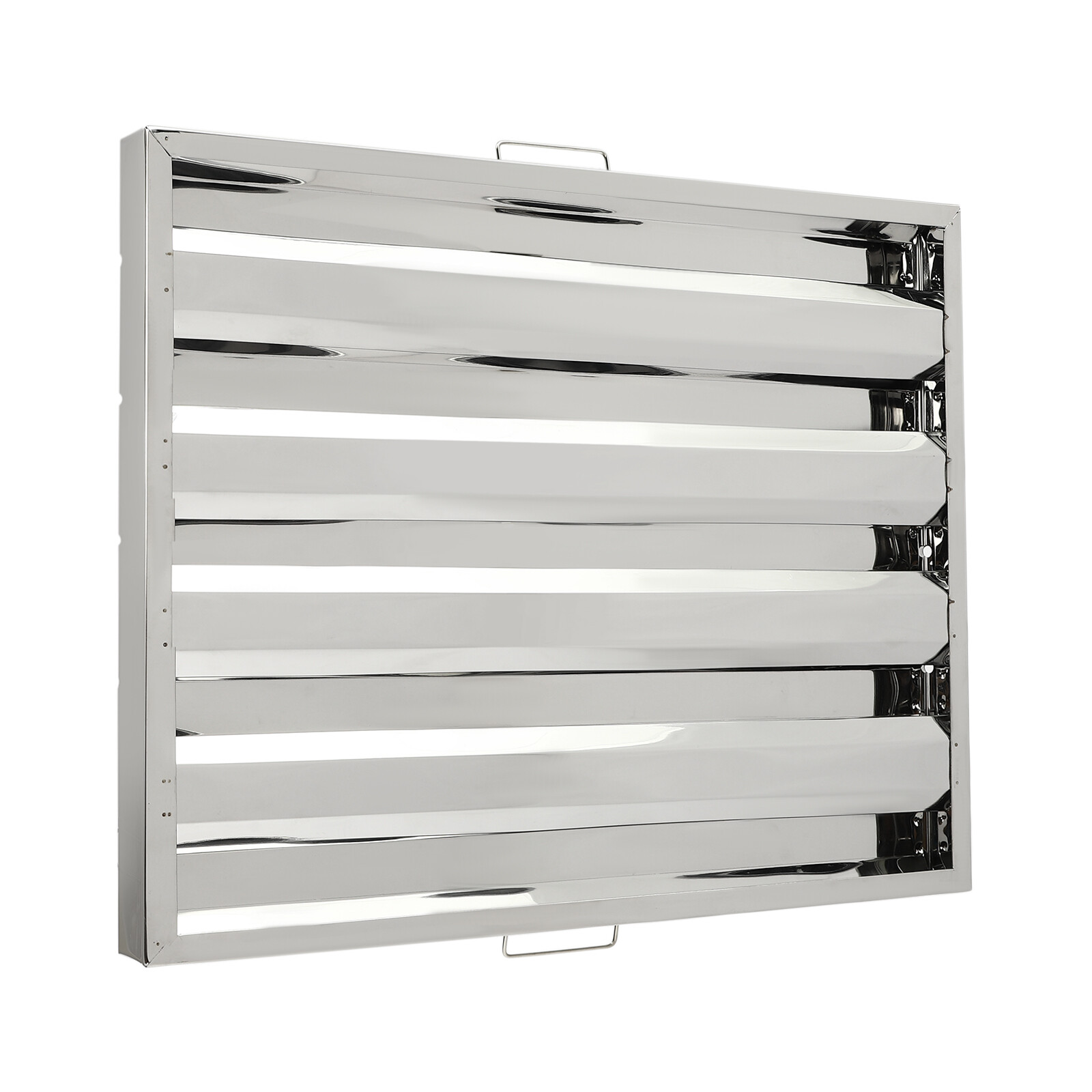 6Pc 19.5 × 24.5 In Stainless Steel Commercial Hood Baffle Filters