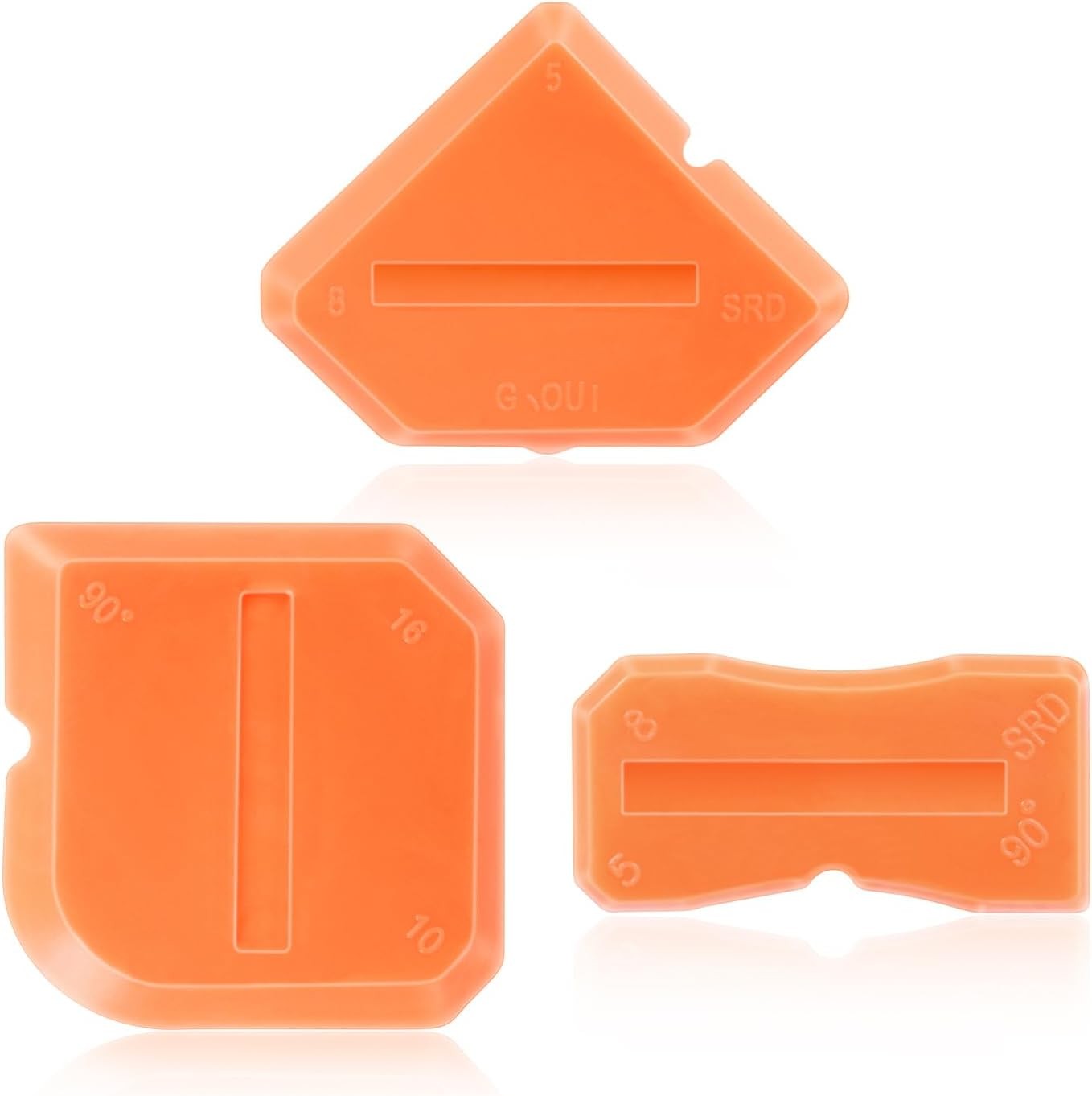 3PCS Silicone Caulking Tool Set Reusable Sealant Grout Finishing Kit Easy Use
