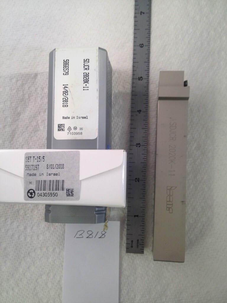 1 NEW ISCAR TOOL HOLDER SDJCR 2020K-11. ISRAEL MADE.03600887. {B818}