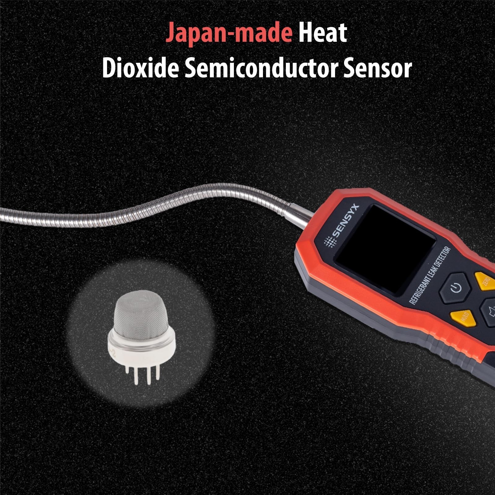 Rechargeable HVAC Refrigerant Leak Detector, Halogen Freon Sniffer, Air Condi…