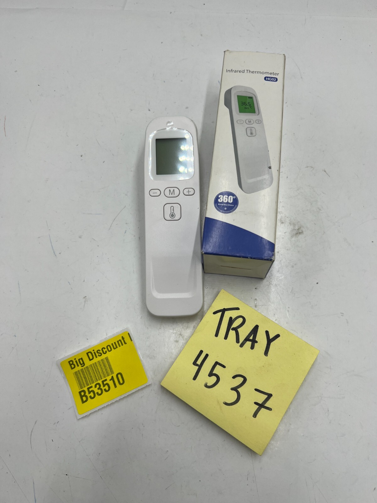 Infrared Forehead Non-Contact Thermometer HG02 V1 USES 2x AAA Battery