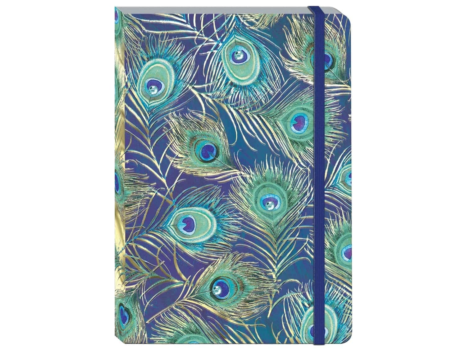 Punch Studio Peacock Feather Bungee Journal (44655)