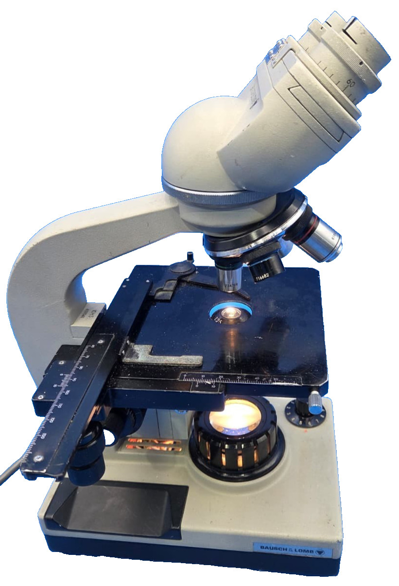 Bausch & Lomb KHS Binocular Microscope with 4 Objectives 4x,10x,40x,100x